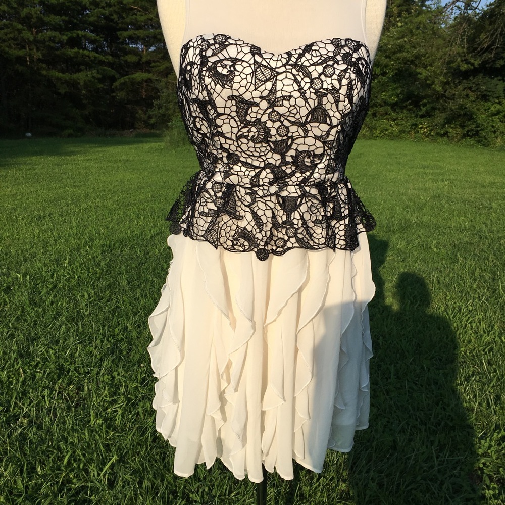 Harry Potter Black Lace & Ivory Ruffles Formal